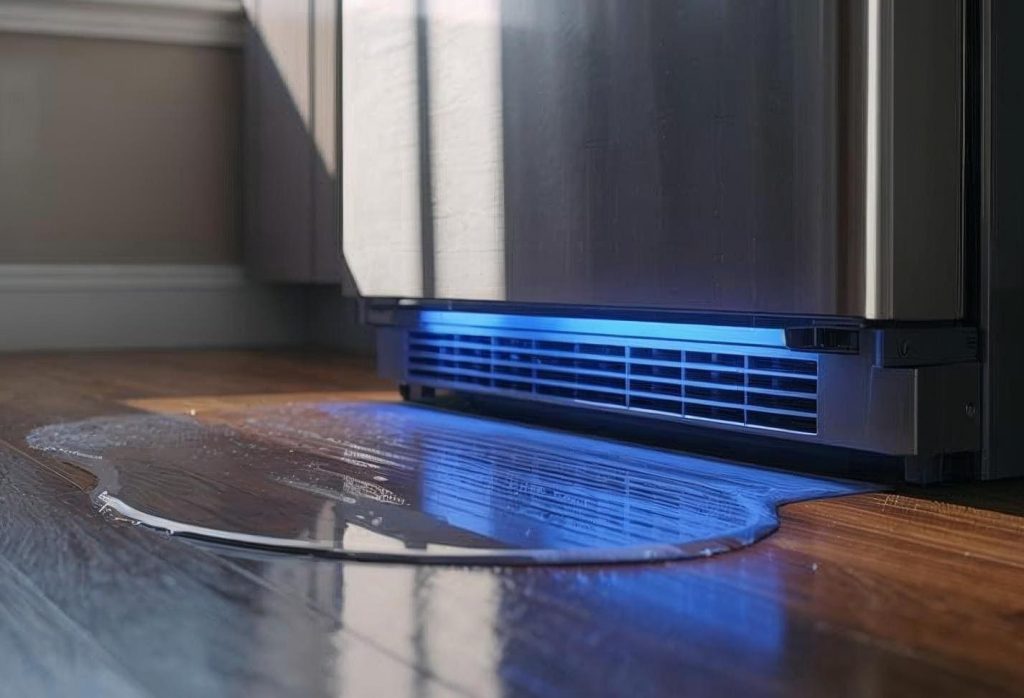Sub-Zero freezer ice maker leaking water