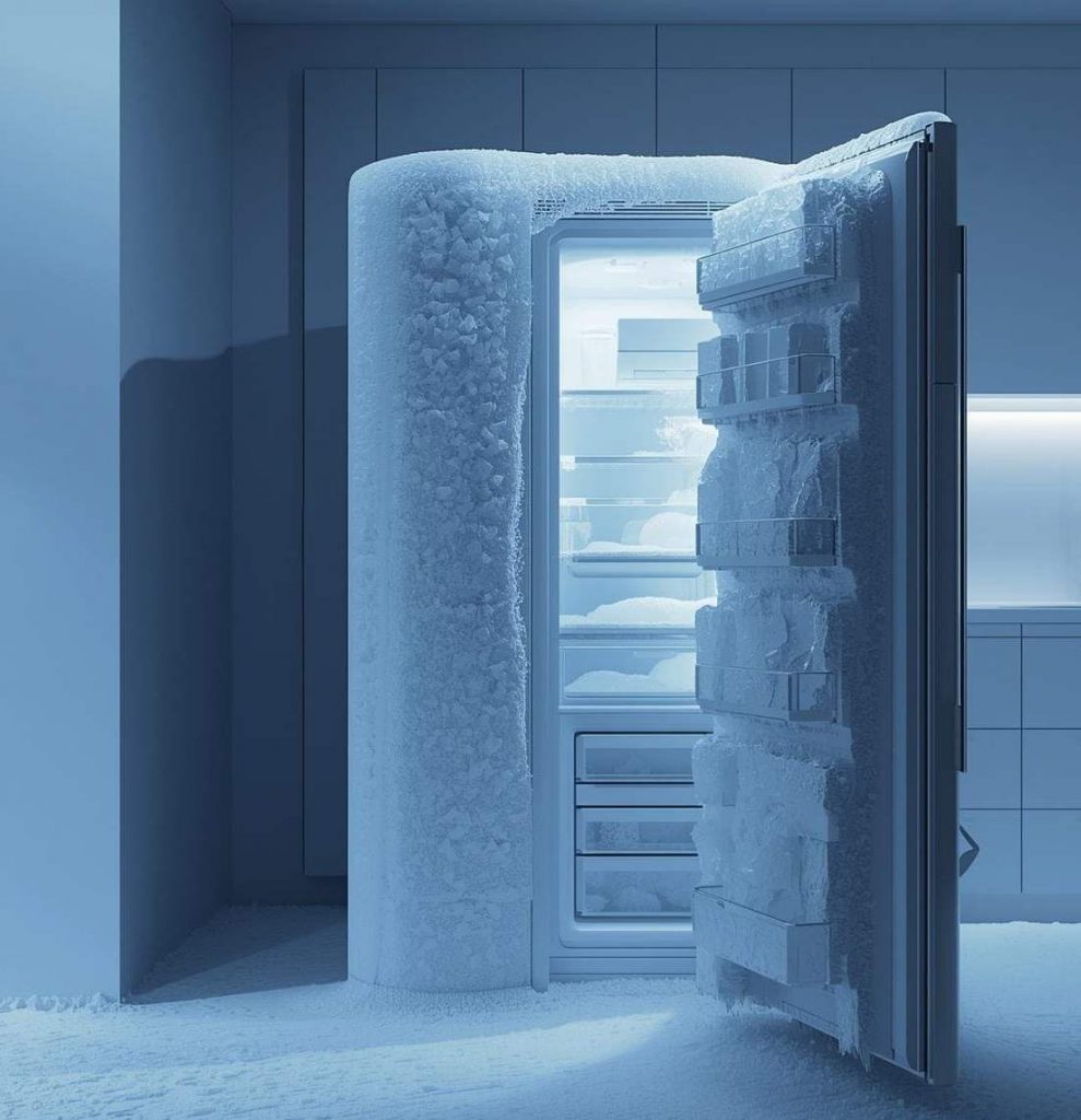 Freezer icing up or frosting over