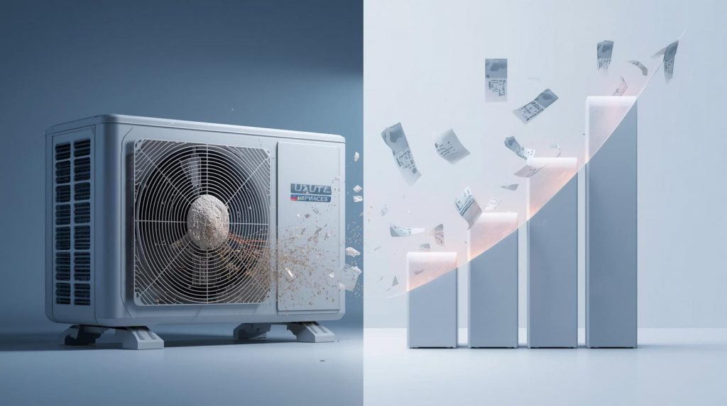 Efficiency drops — and your bills go up