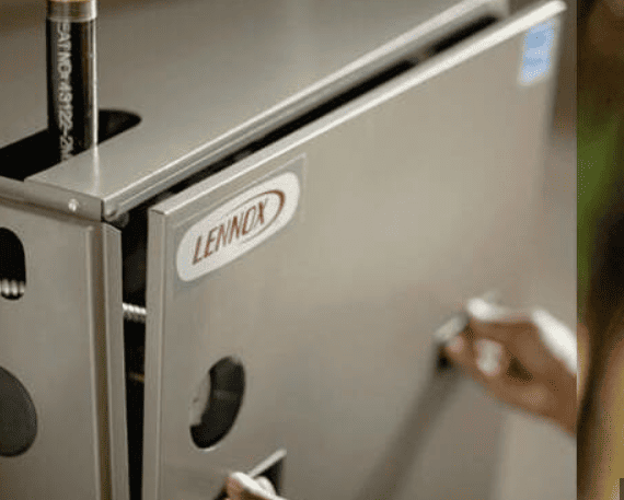 Gas smell near heating equipment